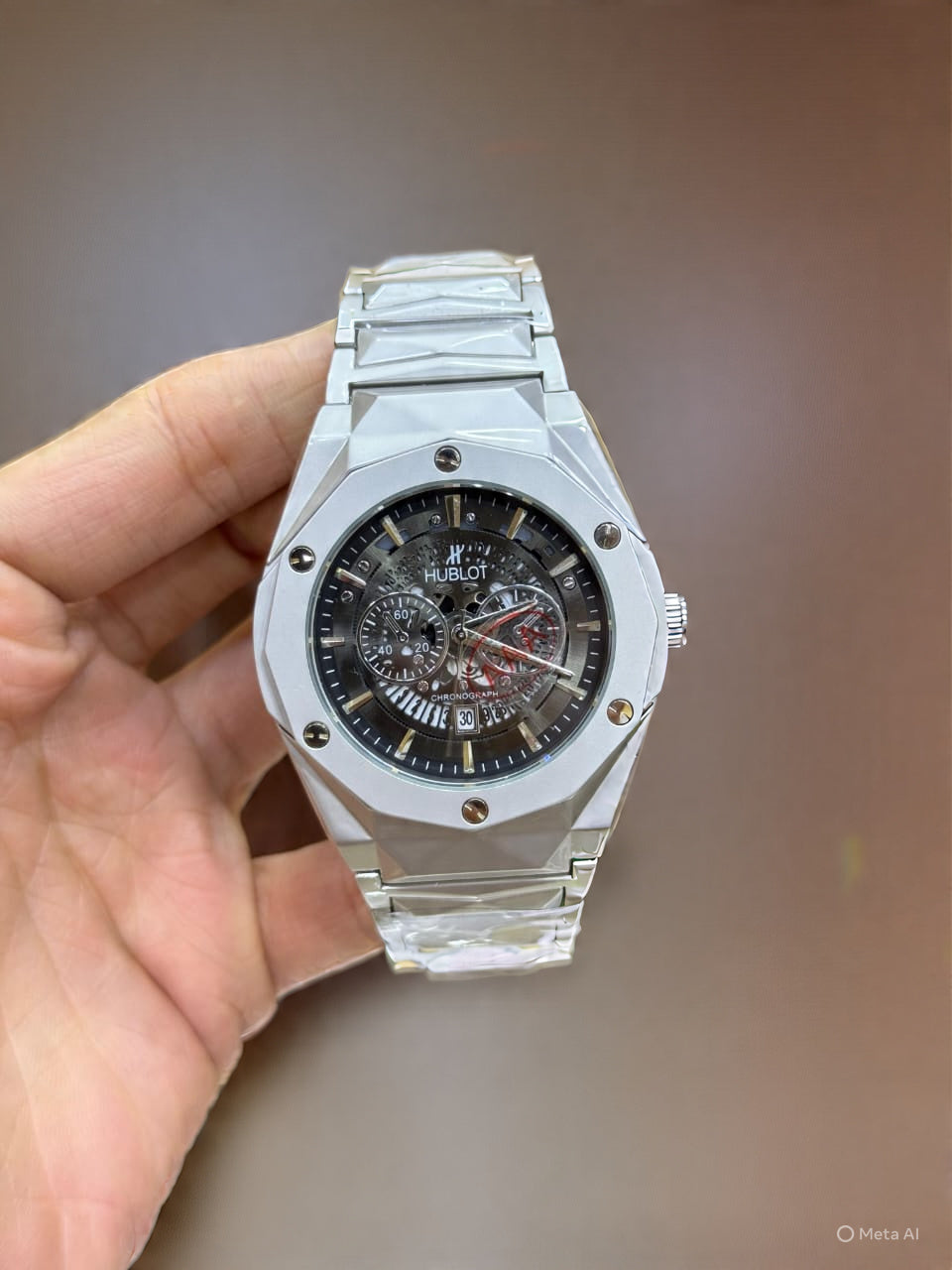 Hublot Diamond Cut Watch