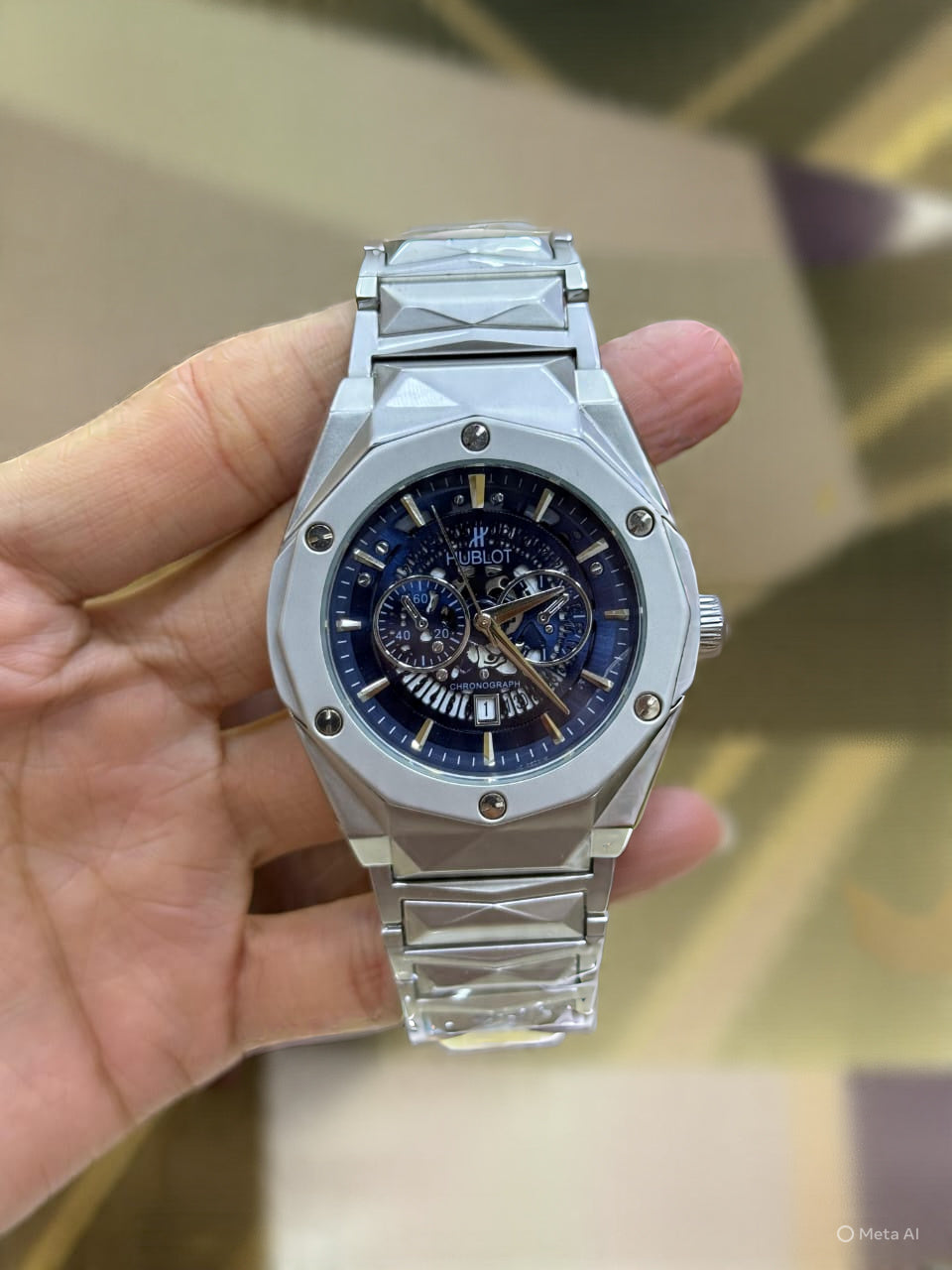 Hublot Diamond Cut Watch