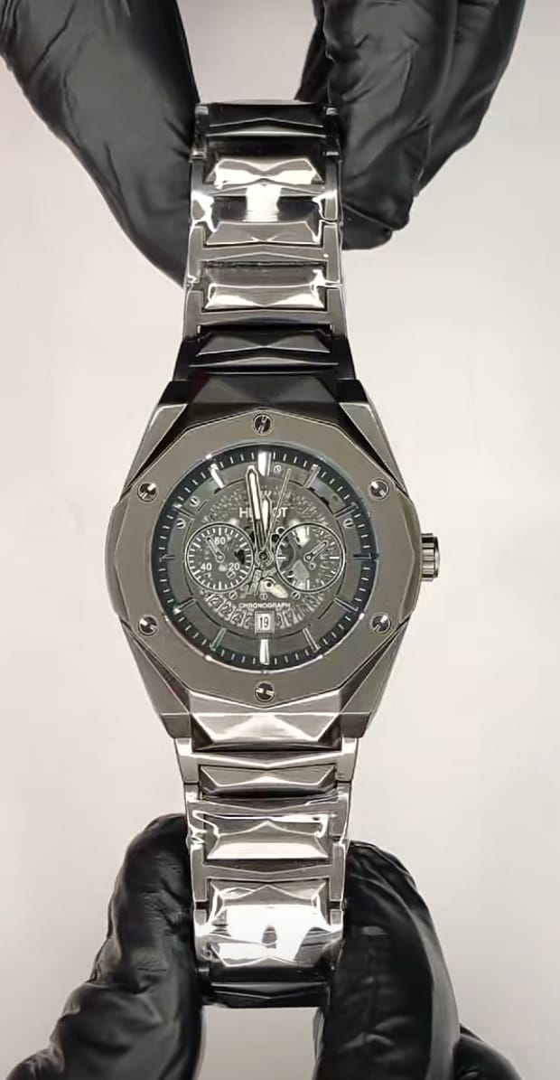 Hublot Diamond Cut Watch