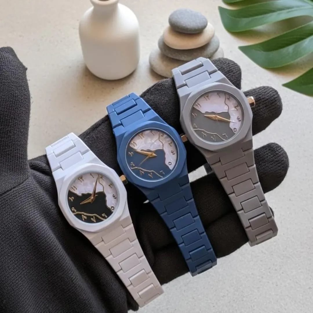 Aura Arabic Dial Watch - Multiple Colors