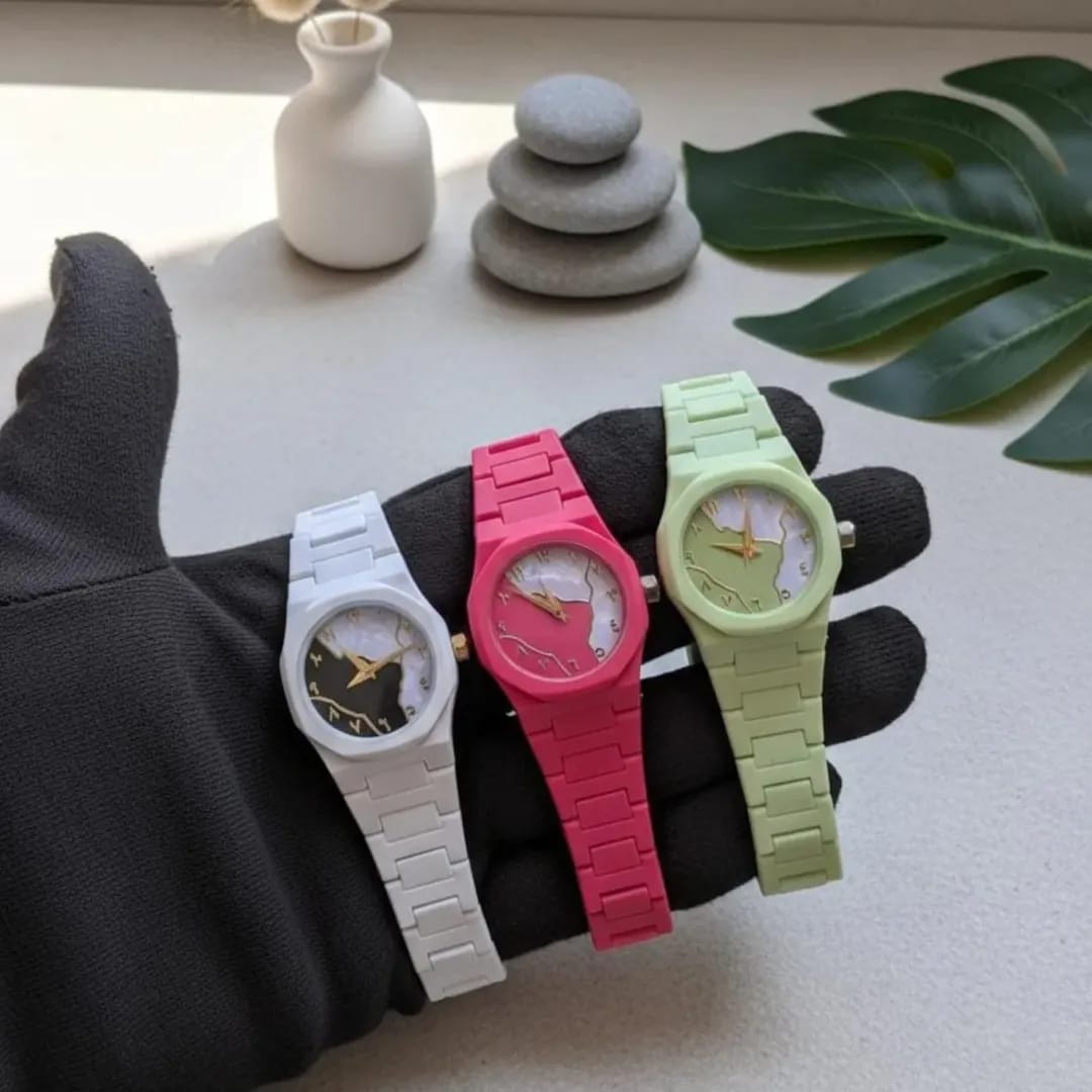 Aura Arabic Dial Watch - Multiple Colors