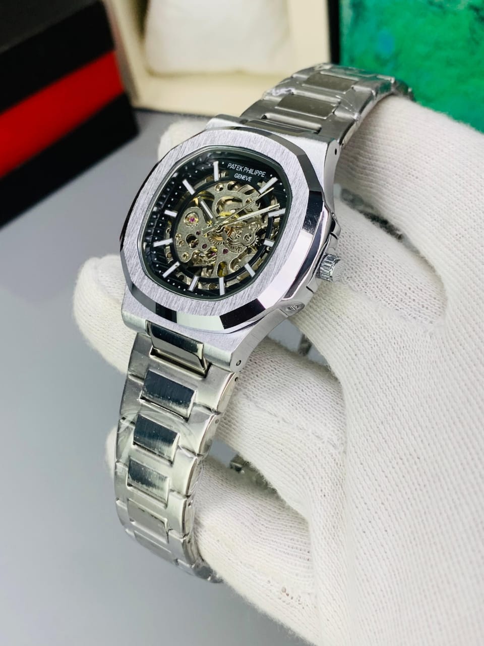 Patek Philippe Automatic Watch - Steel Chain