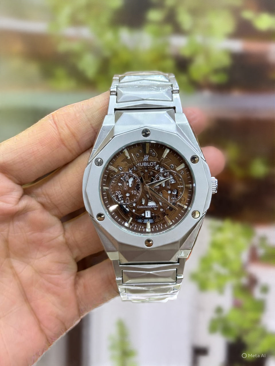 Hublot Diamond Cut Watch